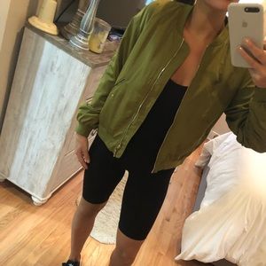 Olive Green Bomber